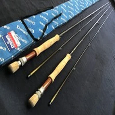 Lot of 2 Vintage Daiwa “Lochmor Z” 10ft #6 and #7, 2 piece carbon fibre Fly Rods
