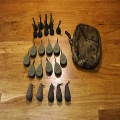 THINKING ANGLERS POUCH 10 X NGT 30Z 5X ADVANTA 3.50Z 9X NGT BACK LEADS