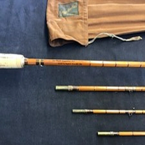 Rare vintage Ogden Smith “The Royal Sovereign” 8ft 6” 3 piece (plus spare tip) F