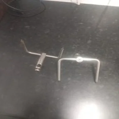 Stainless Steel Bankstick Stabilizers X2 Used Carp Fishing Gear