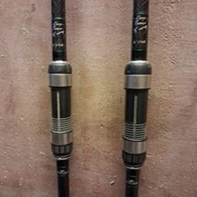 Free spirit carp rods 12 foot 2.75lb 40mm, not a mark on them with rod bags