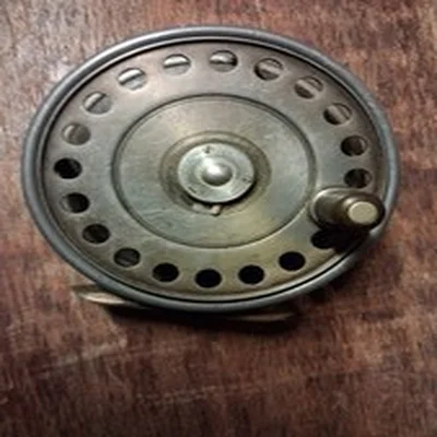 A VINTAGE HARDY ST JOHN FLY REEL 3 7/8" GOOD LEADED FINISH CIRCA 1928 GOOD ORDER