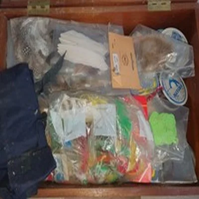 Fly Fishing Lures Making Kit Materials Tools Firs Feathers Vtg Real Feather Fur