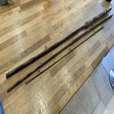 Vintage 3m/10ft Cane 3-Pc Fishing  Fly Rod for Renovation - Herefordshire