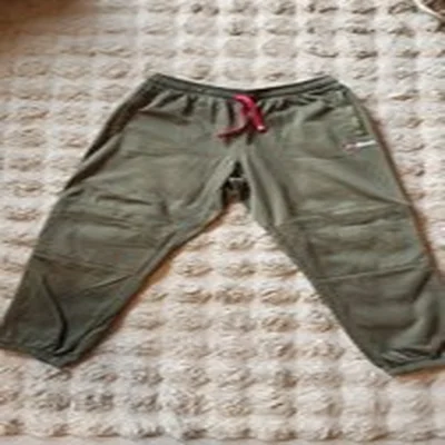 Mens Olive Green Diem Fishing Joggers Size XL good Condition
