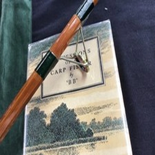 Barry Grantham 10ft BB Society Special Split Cane Carp Rod (2000) + 1st Ed Confe