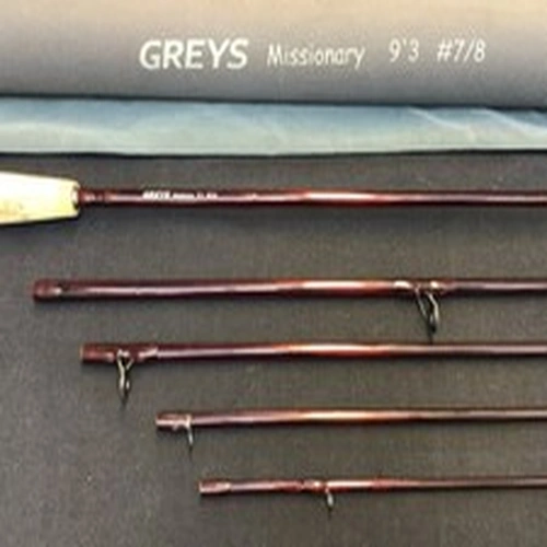 Vintage Greys “Missionary” 9ft 3” #7/8, 5 piece carbon fibre Fly Rod, bag tube