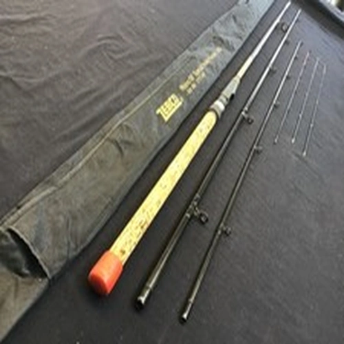 Rare Zebco “Special Heavy Feeder” 14ft 3 pc (+ tips) carbon fibre Coarse Rod+bag