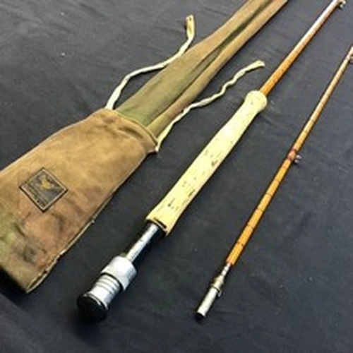 Rare vintage Hardy “The Viscount Grey” 10ft 4” 2 piece Palakona split cane Dry F