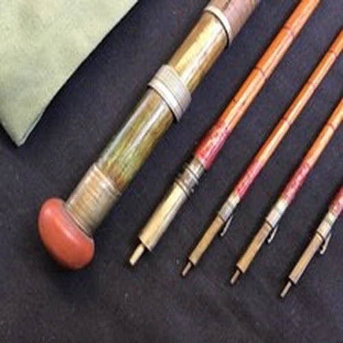 Hardy “Featherweight” 9ft 6” 2 piece (plus 3 tips) split cane Fly Rod +bag/tube