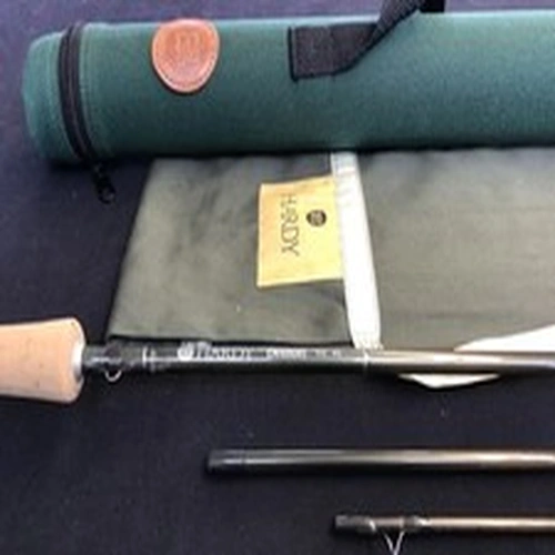 Vintage Hardy “Demon” 9ft #6, 3 piece carbon fibre Fly Rod, bag and tube