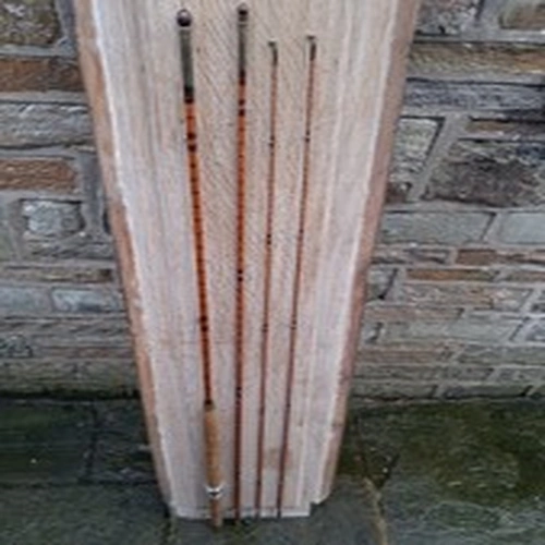 Hardy vintage split cane  salmon 12 foot rod A E H Wood number 2 in 