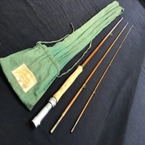 Vintage Milwards “Trout Rover” 9ft 3 piece split cane Fly Rod and bag
