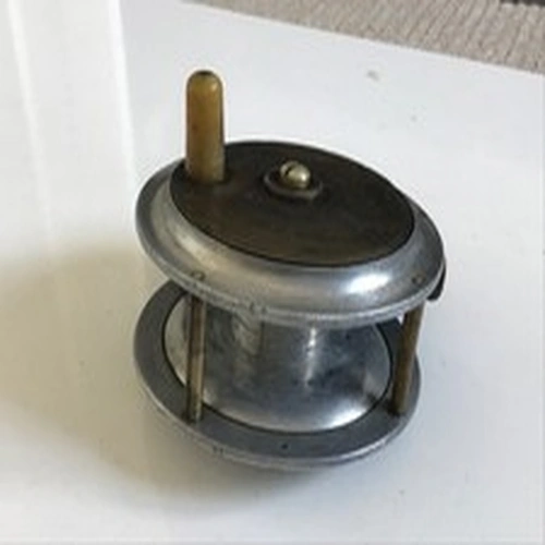 Vintage Nottingham Centrepin Fishing Reel 4.5” Alloy & Ebonite Salmon/Coarse Re