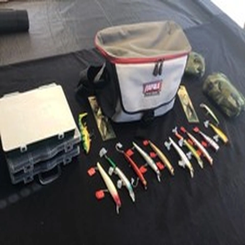 Vintage Rapala Sportsmans Lure Fishing Tackle Job Lot + Hard Lures Tackle Boxes