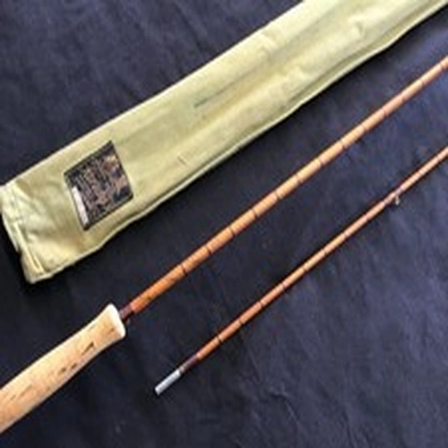 Vintage Hardy "The Perfection" 8ft #5, 2 piece Palakona split cane Fly Rod + bag
