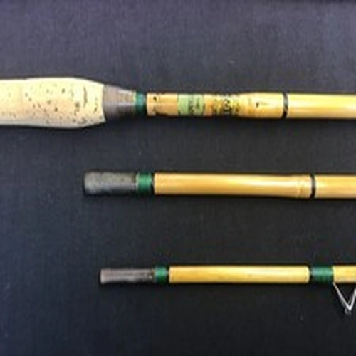 Vintage Lee of Redditch “The Attaboy” 9ft 3 piece cane Spinning Rod, plus bag