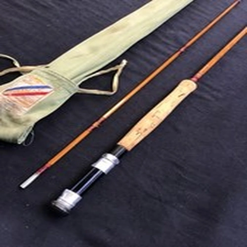 Pezon et Michel “Parabolic Spéciale Normale” 9ft #6, 2pc split cane fly rod+bag