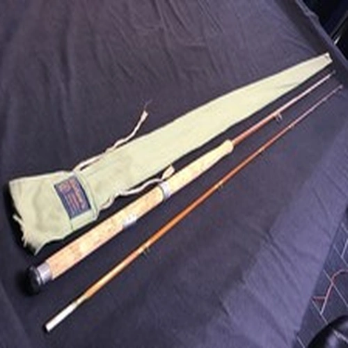 Pezon et Michel “Parabolic Grilse” Farlows 10ft 6” #7/8, 2 pc Split Cane Fly Rod