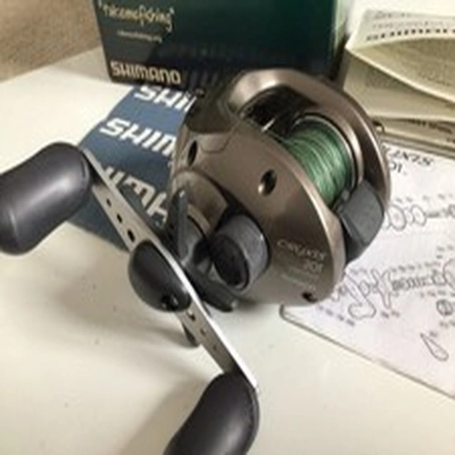 Shimano Cruxis 201 Baitcasting Reel LHW Boxed With Manuals Multiplier Reel