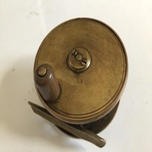 Antique A&N CSL 3” Brass Fly Reel Army & Navy Co-Op Westminster c1900