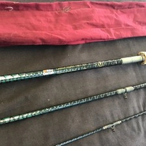 Vintage Abu Garcia Cardinal Sapphire Match 1130 13ft Fishing Rod 3pc Sweden