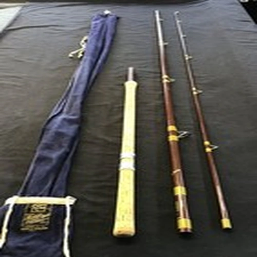 Rare Hardy “Fred Taylor Trotter” 11ft 3” 2 pc + handle fibreglass Avon Rod + bag
