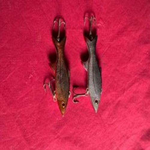 2 Vintage  Abu Snoky Lures. 20 Gram , 1  Silver , 1 Kopper.