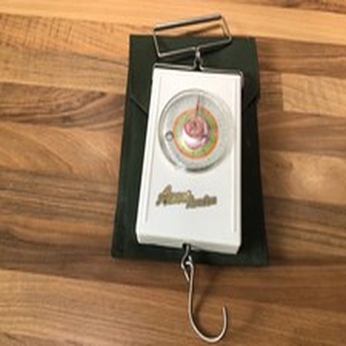 Vintage Avon London Fishing Scales Spring Balance With Original Canvas Case