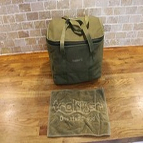 TRAKKER NXG COOKWARE BAG & TOWEL CARP SET UP FISHING CARRYALL COOKING