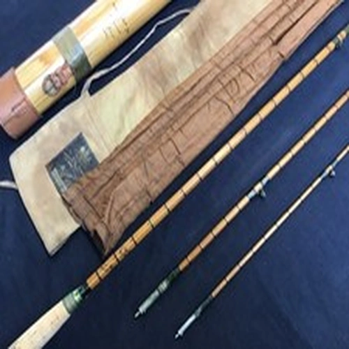 Vintage Hardy “ L R Hardy Dry Fly” 9ft 3” 3 piece Palakona split cane Fly Rod, b