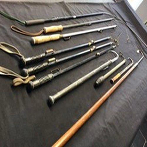 Huge Vintage Salmon Fishing Gaff & Fish Tailer Job Lot x10 Bernard & Son Jermyn 
