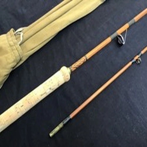 Vintage unbranded, marked as “Richard Walker Avon Mk IV” 10ft 2 piece split cane