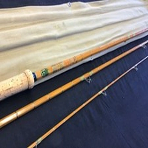 Vintage Edgar Sealey Octopus De Luxe 11ft Split Cane Float Rod Redditch England
