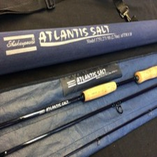 Vintage Shakespeare Atlantis Salt 9ft #10 Saltwater Fly Rod 3pc With Tube & Bag