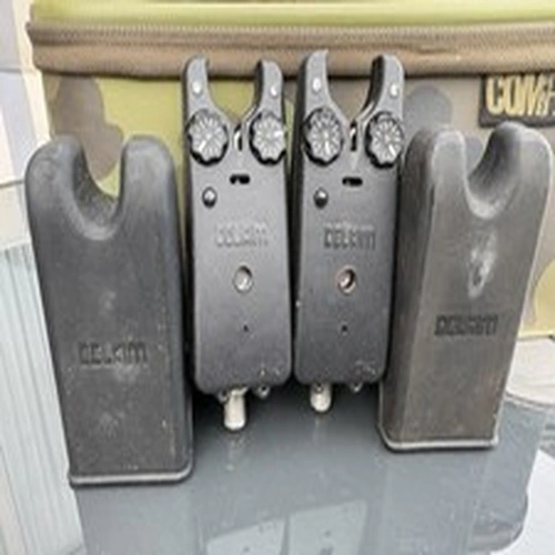 Delkim Evd Alarms With Hard Cases / Korda/ Nash /fox Used Carp Fishing Tackle