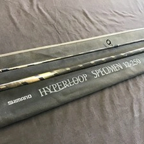 Vintage Shimano Hyperloop Specimen 12ft 2.5lb TC Carp Fishing Rod 2 Piece + bag