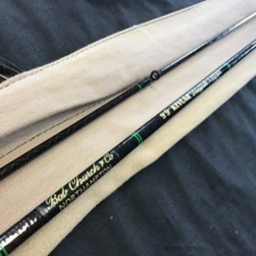 Vintage Bob Church Kevlor Draycote 9ft 9in #9 Fly Fishing Rod 2pc Reservoir rod