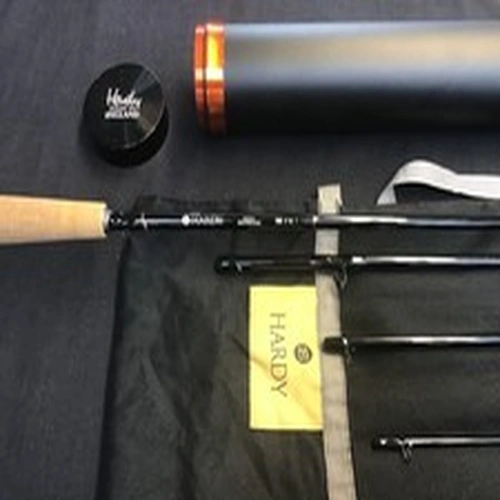 Hardy H B X Sintrix 440” 9ft #5, 4 piece carbon fibre Fly Rod, bag and Tube