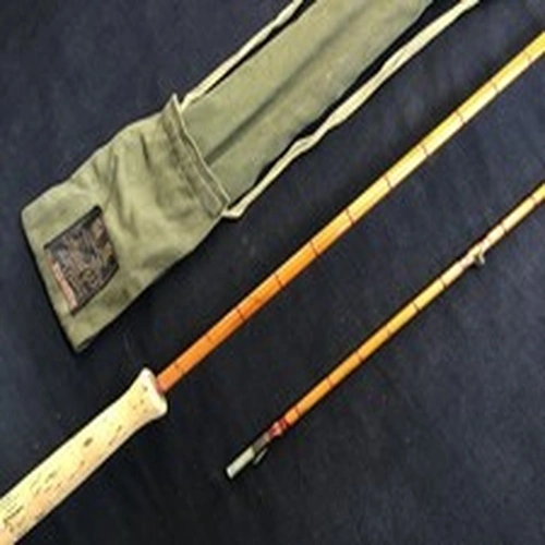 Vintage Hardy “The Perfection” 10ft 6” 2 piece Palakona cane Fly Rod and bag