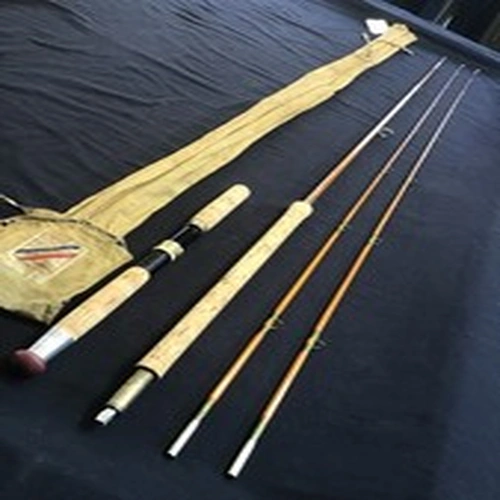 Rare Pezon et Michel “Parabolic Tournament” 11ft 9" Split Cane Fly Rod + bag
