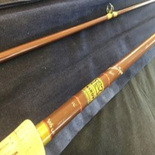 Vintage Hardy "Fibalite Spinning No1" 10ft 2pc fibreglass Spinning Rod + bag