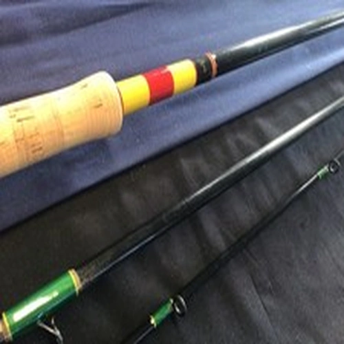 Vintage 15ft Double Handed Salmon Fly Fishing Rod #11 Carbon Spey Rod