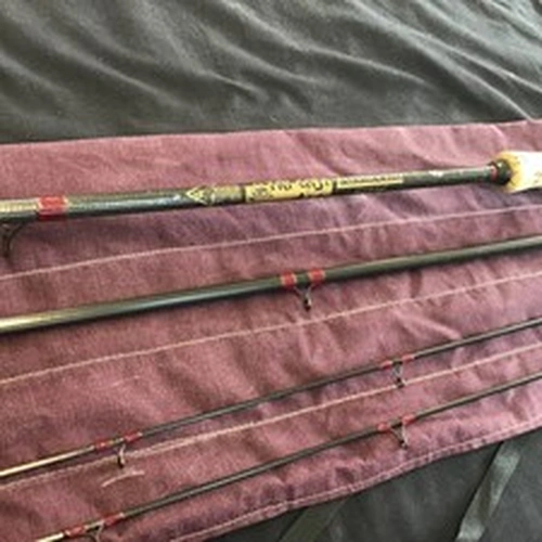 Tri Cast Aristocrat 13ft Match Rod 3pc Vintage Carbon Coarse Rod With Spare Ti
