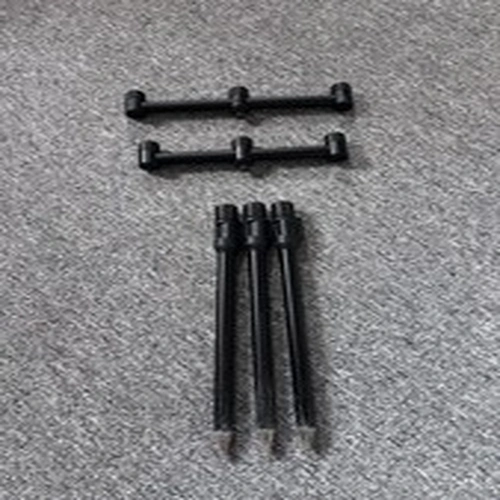 Fox Black Label QR 3 Rod Buzz Bars And 3 Bank Sticks