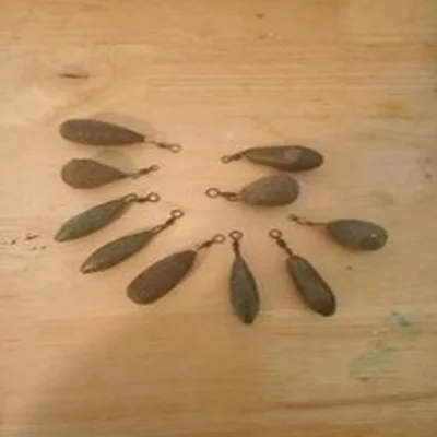 Joblot of Used Mixed Carp Fishing Leads