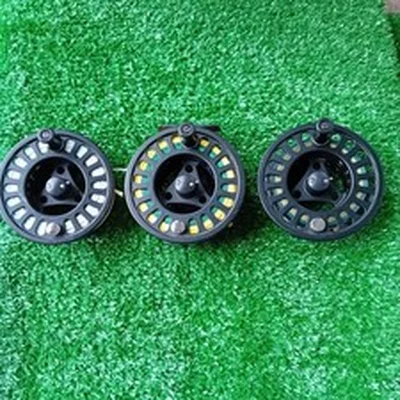 S/W SGT9/11 salmon fly reel c/w backing, loops and 3 quality salmon spey lines