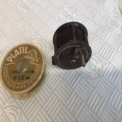 Vintage Metal Fishing Reel For Child