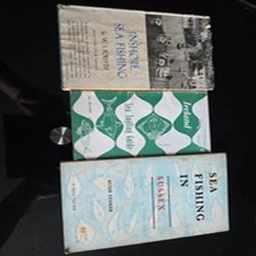 Vintage Collectable Sea Fishing Angling Books Dates 1963 1973 And 1949