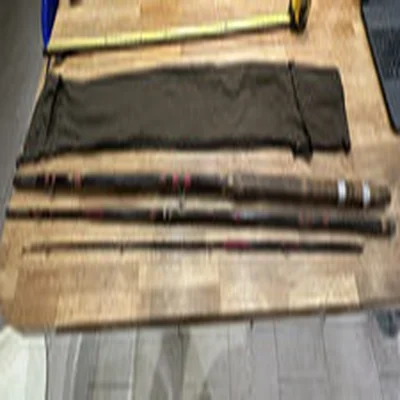 Vintage Edgar Sealey & Sons 14'6" Split Cane 3-Piece 550g Salmon Fishing Rod